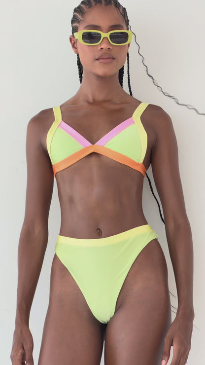 Geo x Matcha BOTTOM HIGH RISE